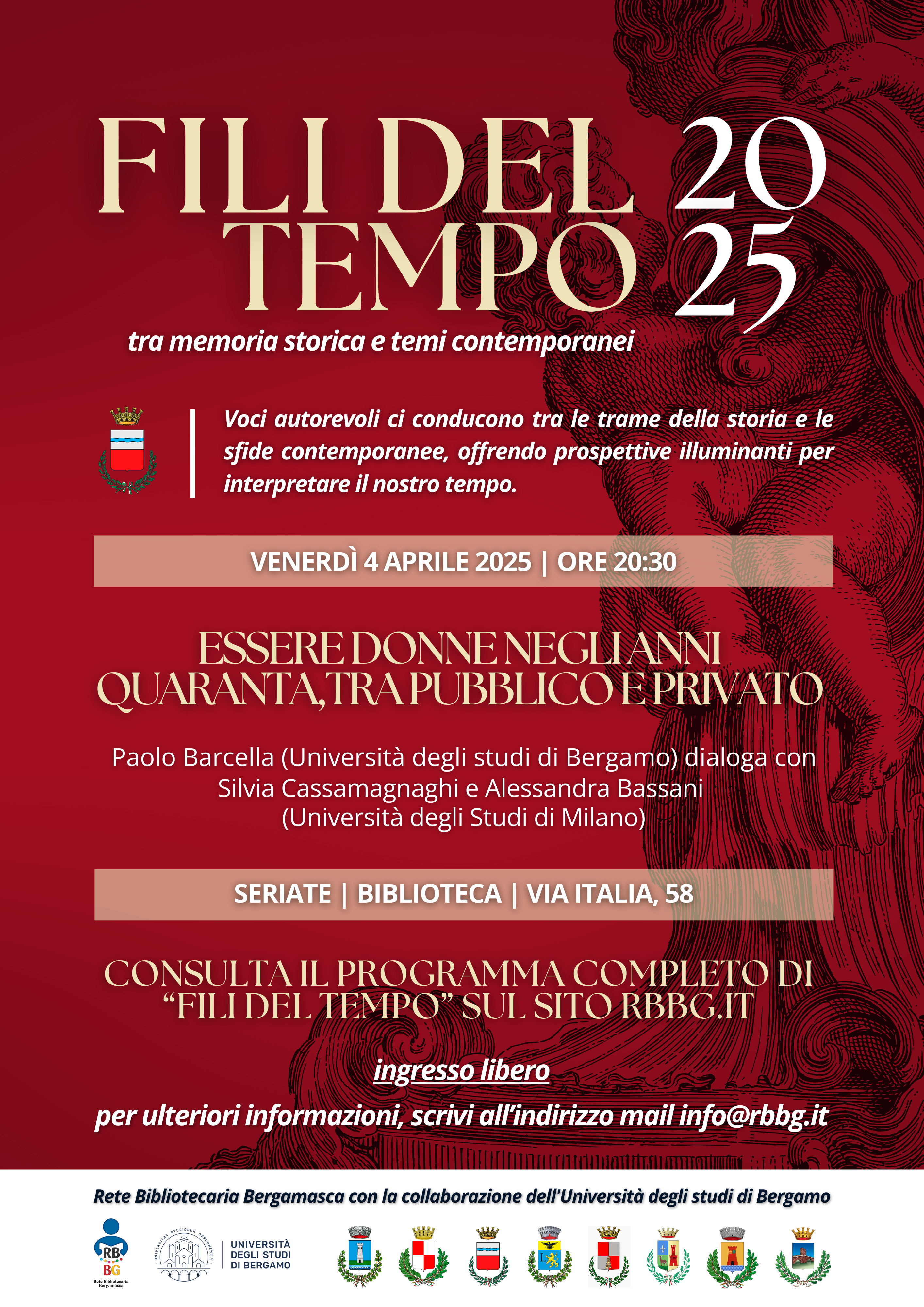 Essere donne negli anni Quaranta, fra pubblico e privato_Locandina