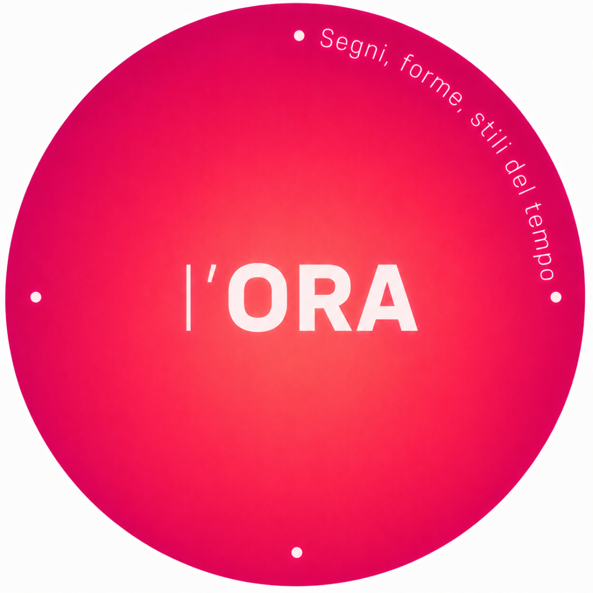 l'ORA - Segni, forme, stili del tempo