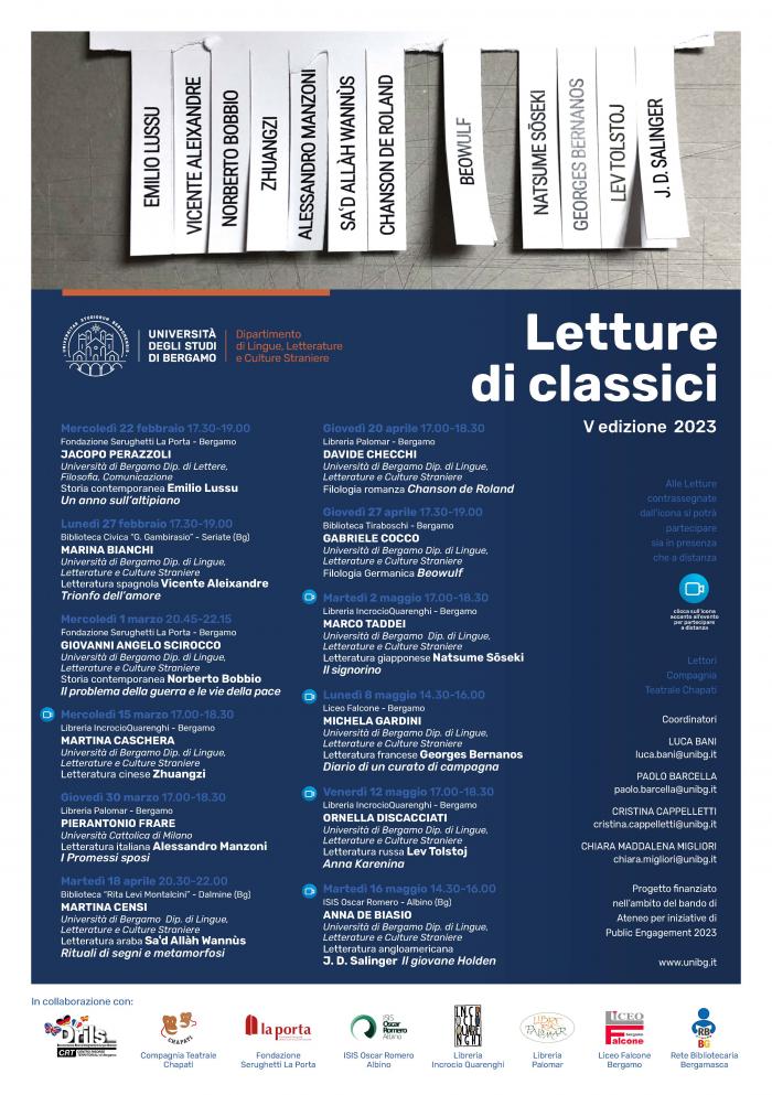 Letture di classici_V_Locandina e programma