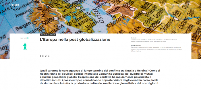 CheFare_Europa post globalizzazione