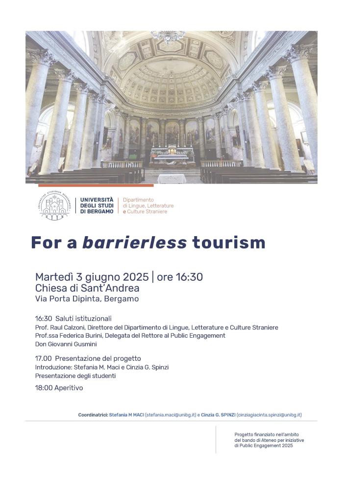 For a barrierless tourism